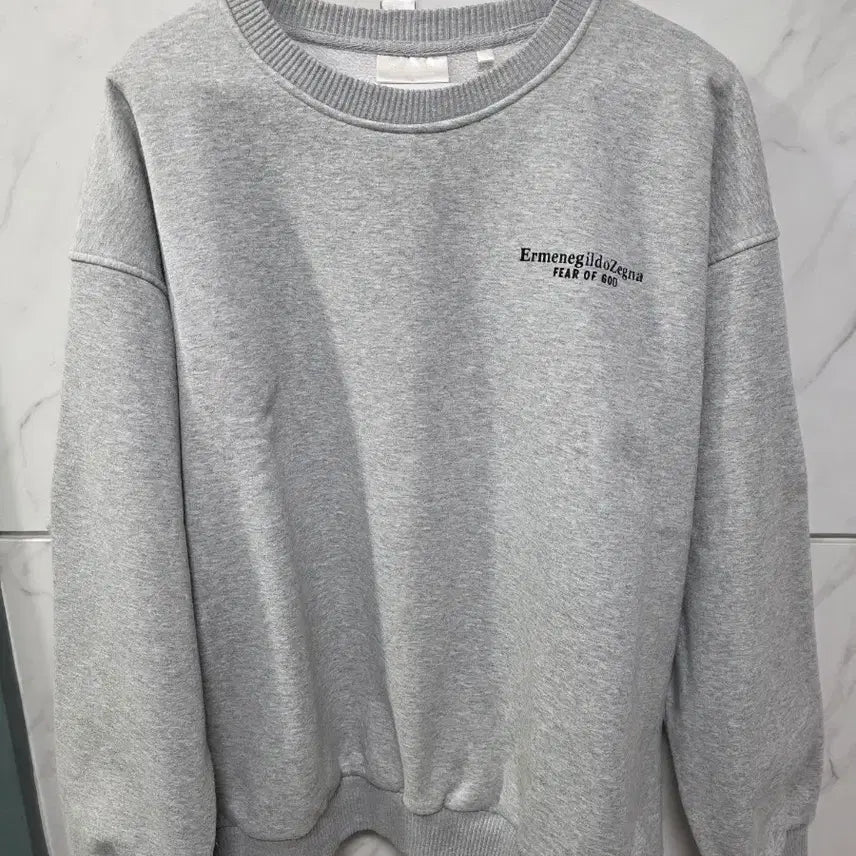 [BUNJANG] Fear of God x Zegna Grey Sweatshirt XL / [XL] 피오갓 제냐 맨투맨 그레이