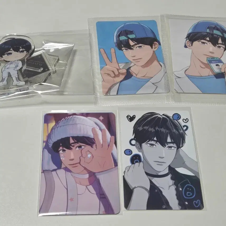[BUNJANG] PLAVE Yejun Bundle Set Album Photocards & Animate Cafe Acrylic Stand / [일괄] 플레이브 예준 굿즈