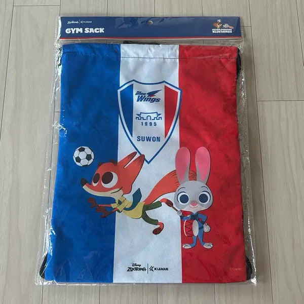 [BUNJANG] Suwon Samsung Bluewings Zootopia Gym Sack / 수원삼성블루윙즈 주토피아 짐색