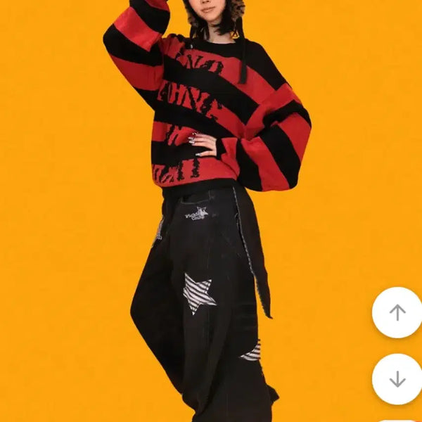 [BUNJANG] NewJeans Style Rabbit & Star Patch Denim Pants / 토끼 별패치 키치 뉴진스 바지