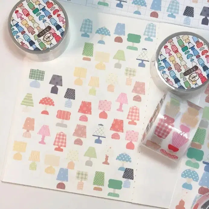 [BUNJANG] Sopu Village Little Light Kiss Cut Sticker Set / [소푸/소푸빌리지] 작은불빛 키스컷 스티커띵 키스컷띵 다꾸 띵 스티커 소분