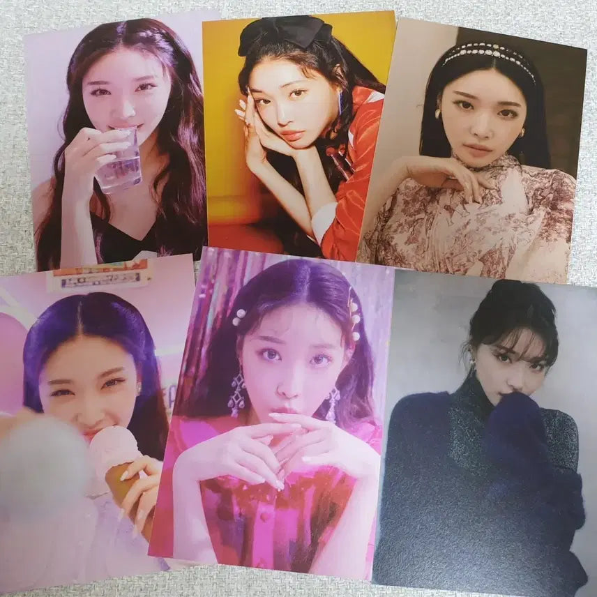 [BUNJANG] Chung Ha 2021 Season's Greetings Postcard Set Bundle / 아이오아이 청하 2021 시그 시즌그리팅 엽서세트 6장일괄