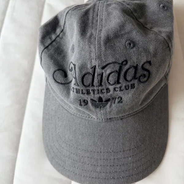 [BUNJANG] Adidas Washed Ball Cap Charcoal / 아디다스 워시드 볼캡 차콜