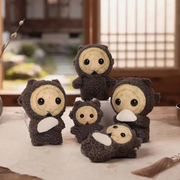 [BUNJANG] Kkeomeoksali 13cm Basic Tteok NyamNyam Keychain / (9/18 1차배송)꺼먹살이 키링 13cm 베이직 떡 냠냠