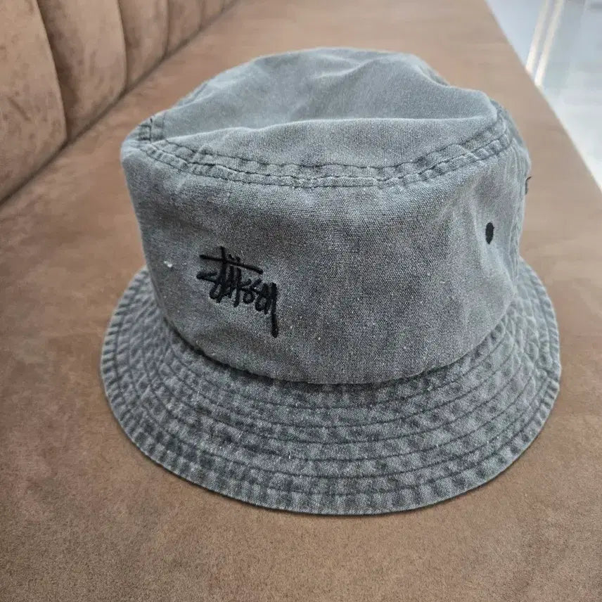 [BUNJANG] Stussy Washed Bucket Hat L/XL Grey / 스투시 워싱 버킷햇 L/XL 그레이