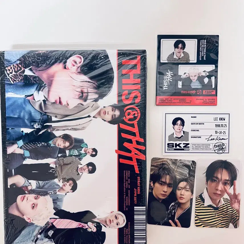 [BUNJANG] Stray Kids Lee Know THIS&THAT THIS ver. Photocard Set / 리노/스트레이키즈 THIS&THAT THIS ver. 리노세트