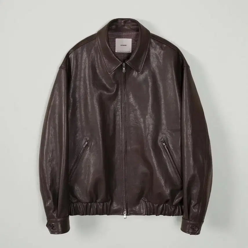 [BUNJANG] The Row Adrian Leather Blouson - Dark Brown / 인더로우 ADRIAN LEATHER BLOUSON - DARK BROWN