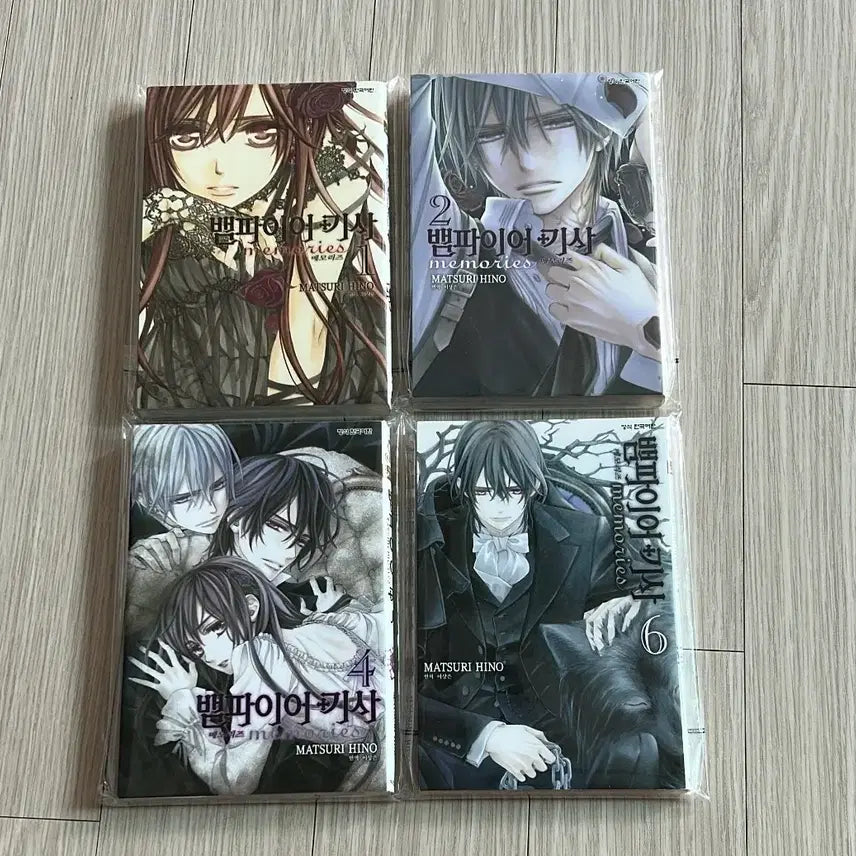 [BUNJANG] Vampire Knight Memories Complete Set Vol. 1, 2, 4, 6 / 뱀파이어 기사 메모리즈 순정만화