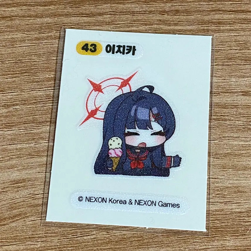[BUNJANG] Blue Archive Ichika Sticker / [블루 아카이브] 이치카 띠부띠부씰 / GS25 콜라보 블루 아카이브