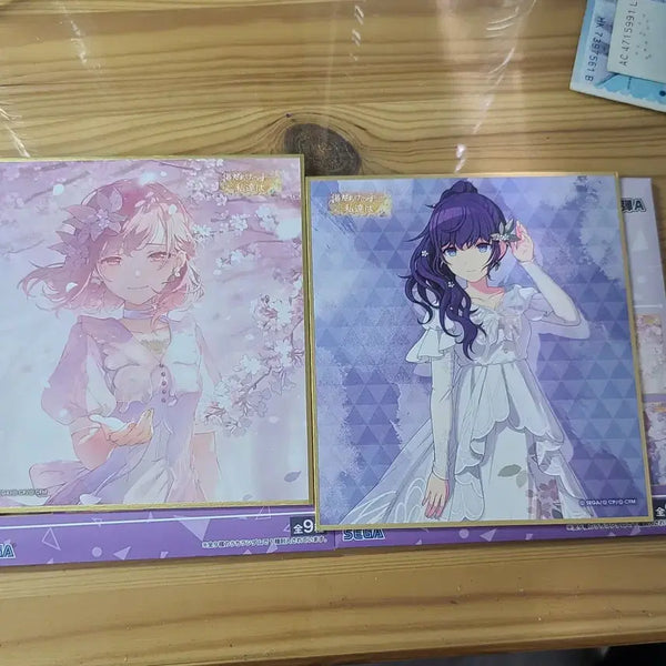 [BUNJANG] Project Sekai Nijigasaki Ena Mafuyu Shikishi Bundle Set / 프세카 니고 여화 에나 마후유 색지 일괄