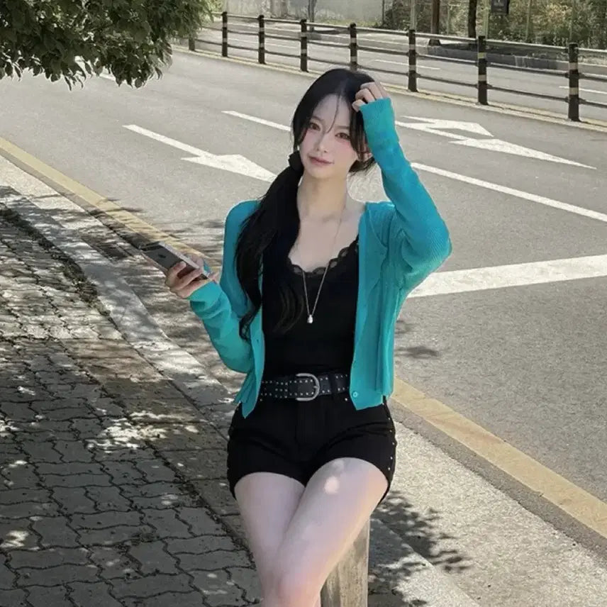 [BUNJANG] Mint Cardigan / 민트 가디건