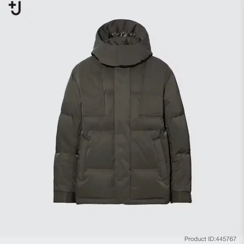 [BUNJANG] Uniqlo x Jil Sander Down Oversized Parka Olive L / 유니클로 J(질샌더) 패딩 (다운 오버사이즈 파카) 올리브 L