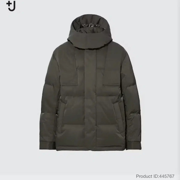 [BUNJANG] Uniqlo x Jil Sander Down Oversized Parka Olive L / 유니클로 J(질샌더) 패딩 (다운 오버사이즈 파카) 올리브 L