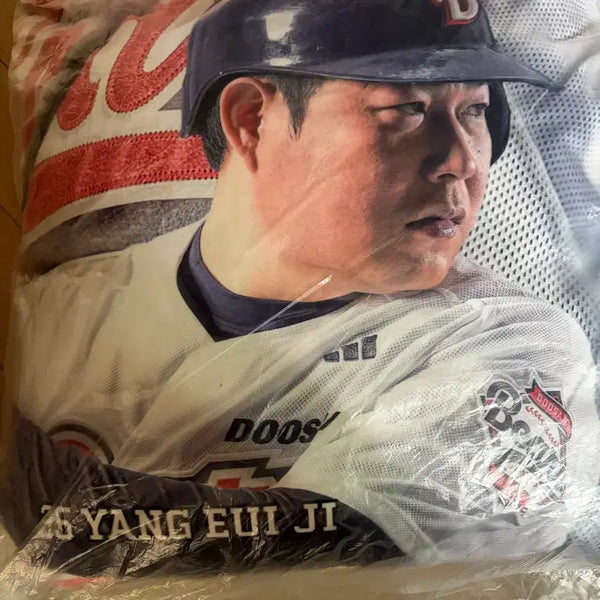 [BUNJANG] Doosan Bears Yang Eui-ji Player Cushion / 두산베어스 양의지 쿠션