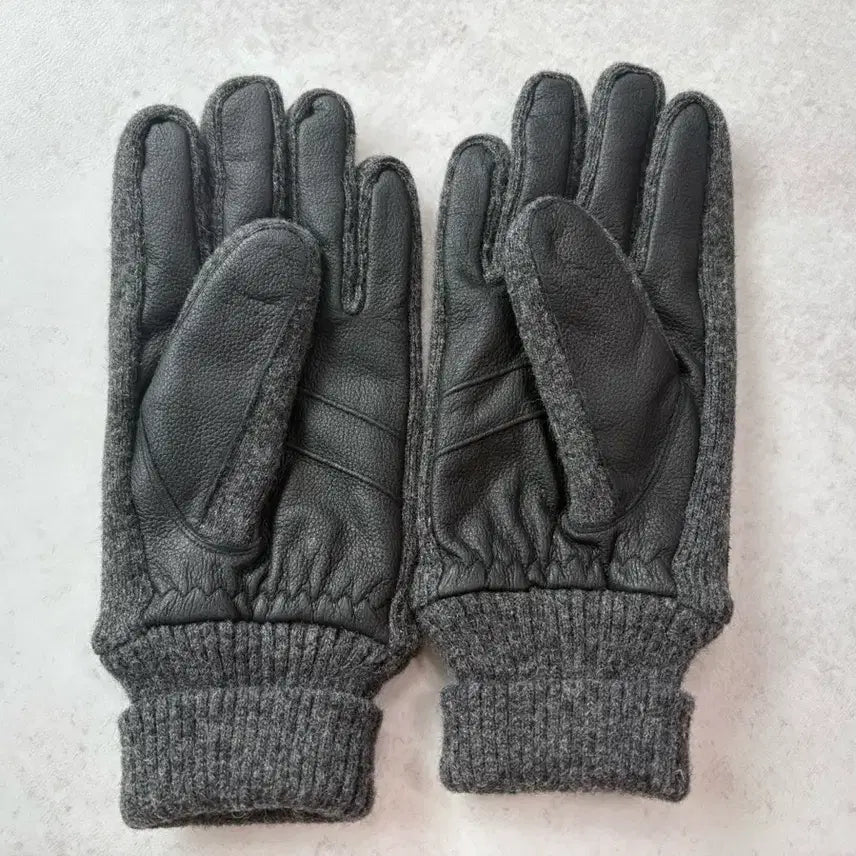 [BUNJANG] SERIES Leather Wool Blend Gloves / SERIES 시리즈 가죽 모 혼방 장갑