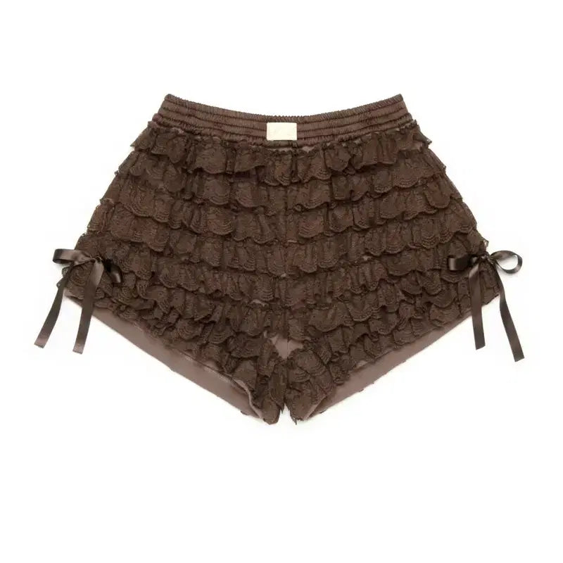 [BUNJANG] Jollyraid Petite Lace Briefs (Brown) / 졸리레이드 레이스 브리프 Petite lace briefs (Brown)