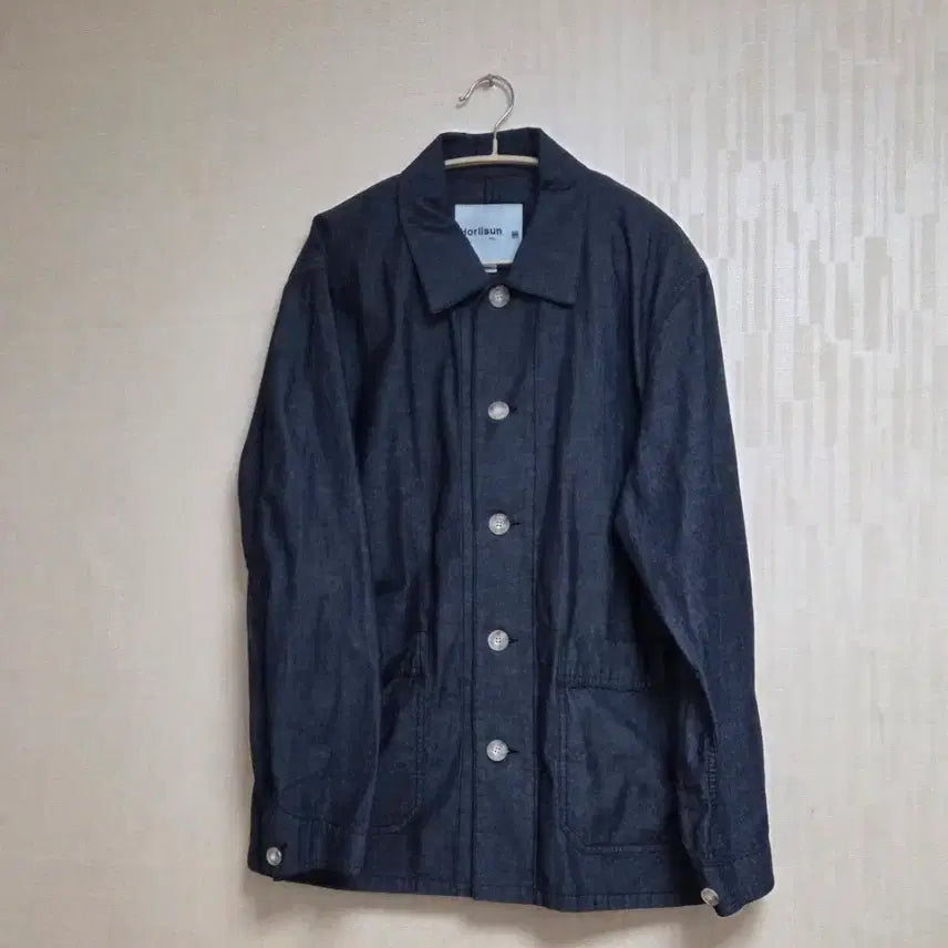 [BUNJANG] Holystein Smith Chambray Work Jacket Dark Navy / 홀리선 스미스 샴브레이 워크자켓 다크네이비
