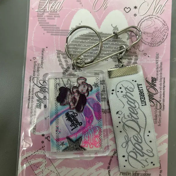 [BUNJANG] Likeavery Pipe Dream Keychain + Postcard Set / 라이크어베리 pipe dream 키링 + 엽서