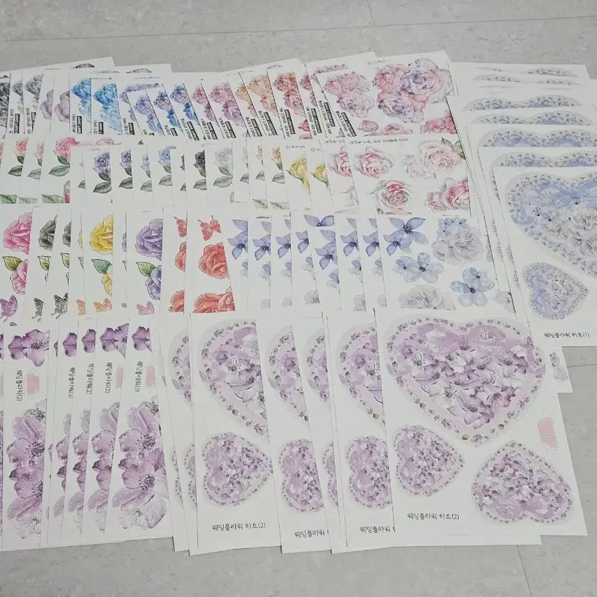 [BUNJANG] Vintage Journaling Stickers Collection / 인물집 빈티지다꾸 꽃 인스 모음