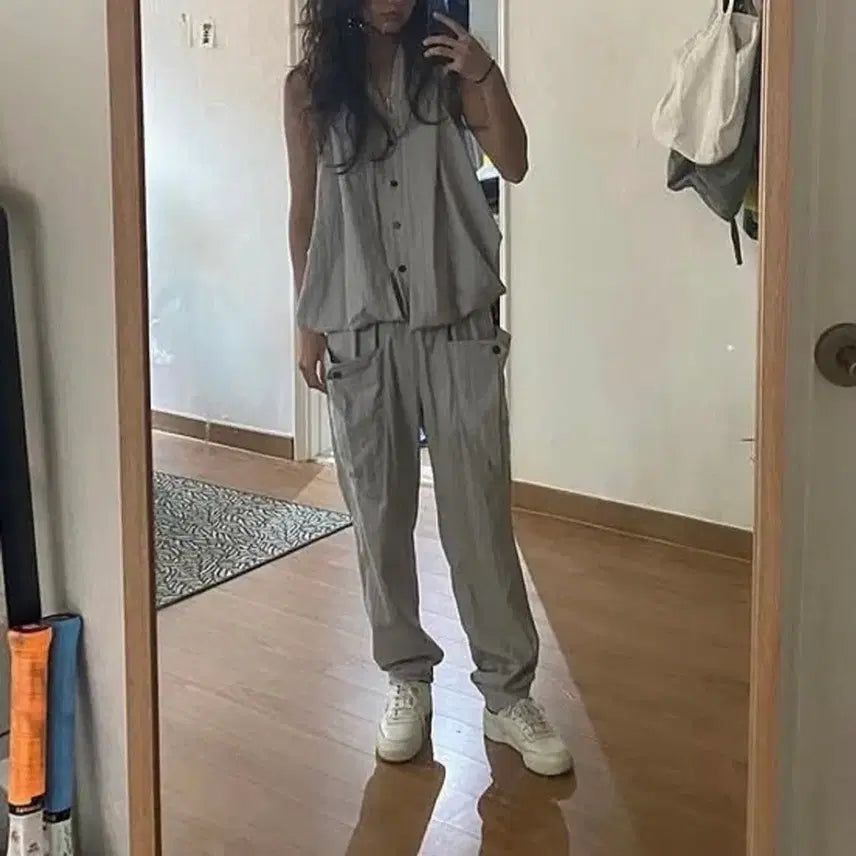 [BUNJANG] Pula Bermuda Trousers Pearl Grey / Pula 뿔라 bermuda trousers 버뮤다 트라우저