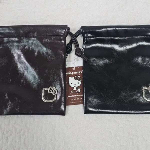 [BUNJANG] Sanrio Loris Farm Kitty Drawstring Pouch Brown / (일본정품/한정판) 산리오 로리즈팜 키티 조이개 파우치 브라운
