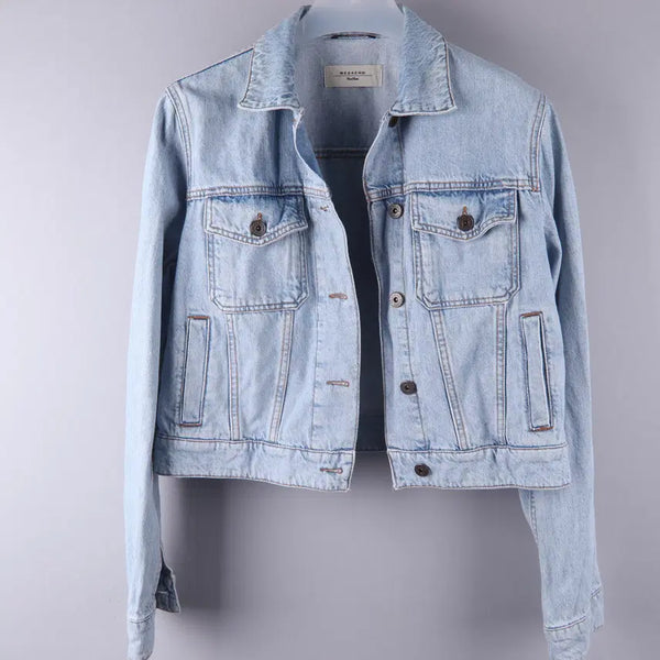 [BUNJANG] Max Mara Weekend Cropped Denim Jacket (Size 42) / (여성) 막스마라 위켄드 크롭 데님 자켓 (42)
