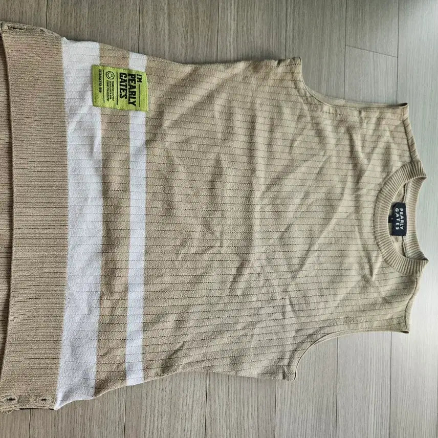 [BUNJANG] Paraguis Female Sleeveless Knit Vest Beige / 파리게이츠 민소매  베이지