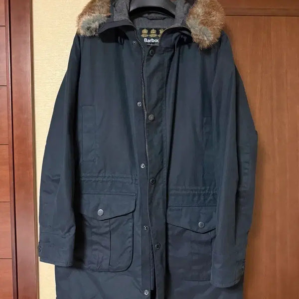 [BUNJANG] Barbour Waxed Field Jacket Navy L / Barbour 바버 야상 자켓 네이비 L판매