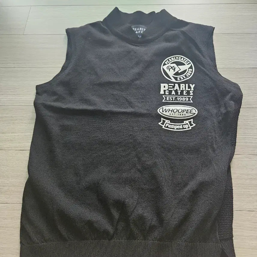 [BUNJANG] PEARLY GATES Sleeveless Golf Wear - Black / 펄리게이츠 민소매 골프웨어 블랙