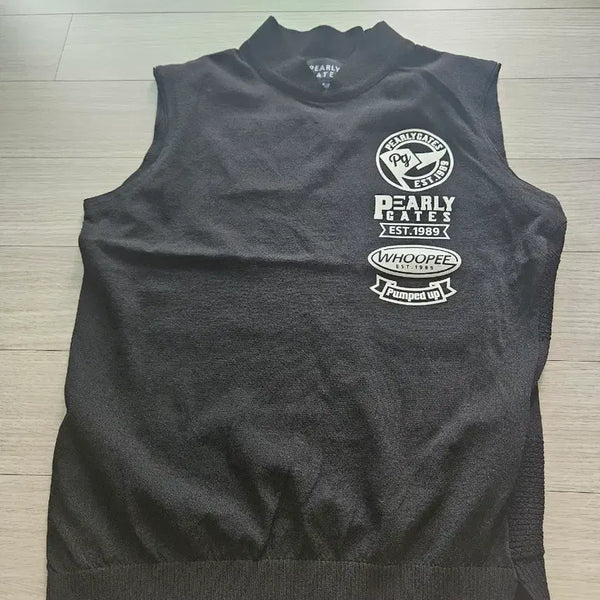 [BUNJANG] PEARLY GATES Sleeveless Golf Wear - Black / 펄리게이츠 민소매 골프웨어 블랙