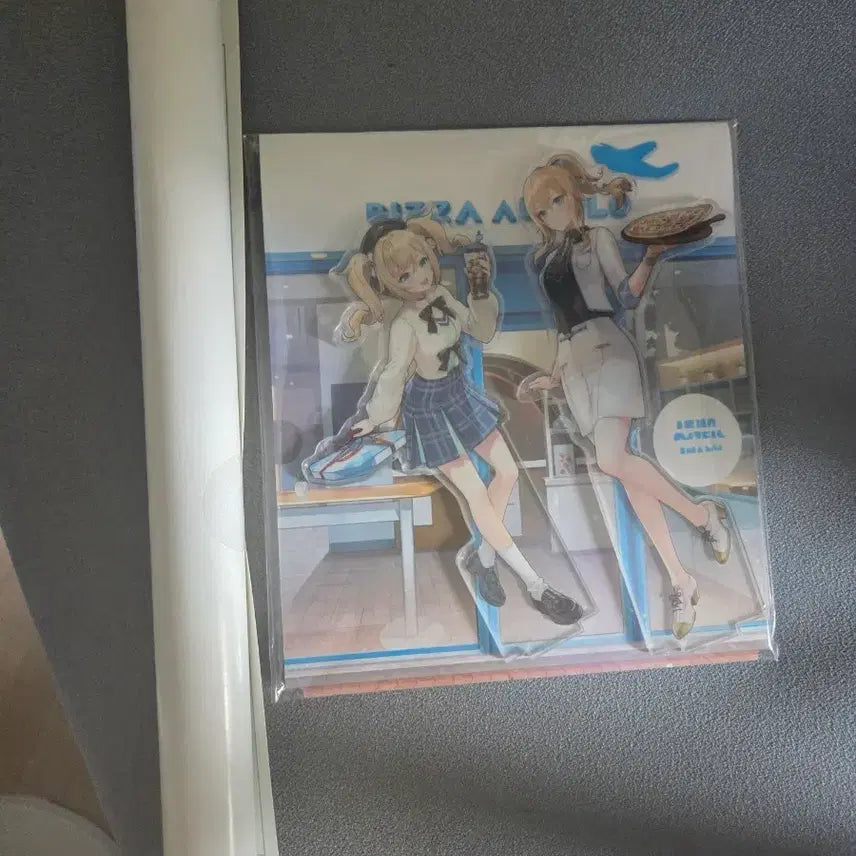 [BUNJANG] Genshin Impact x Pizza Alvolo Acrylic Stand, Poster / 원신x피자 알볼로 아크릴 스탠드,포스터 판매합니다