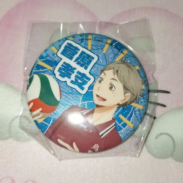 [BUNJANG] Haikyuu!! Sugawara Koushi Childhood Version Tin Badge (Sealed) / 하이큐 어린시절 스가와라 코시 뱃지 캔뱃지 가챠 미개봉