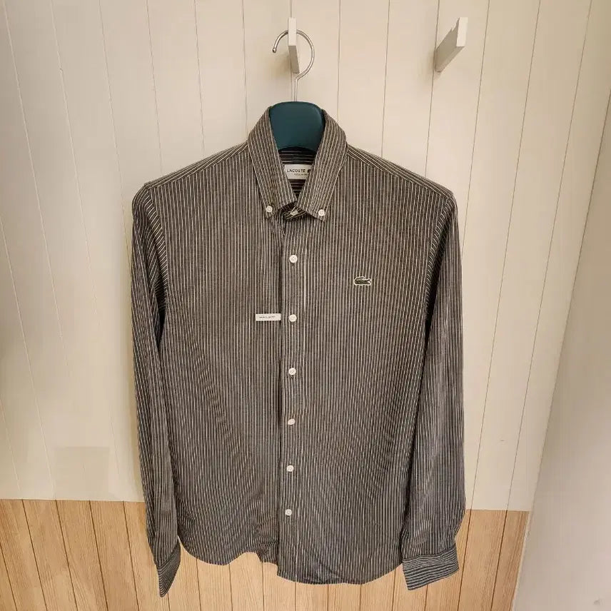 [BUNJANG] Lacoste Men's Jersey Stripe Shirt / (새상품) 라코스테 남성 저지 스트라이프 셔츠 (남방)