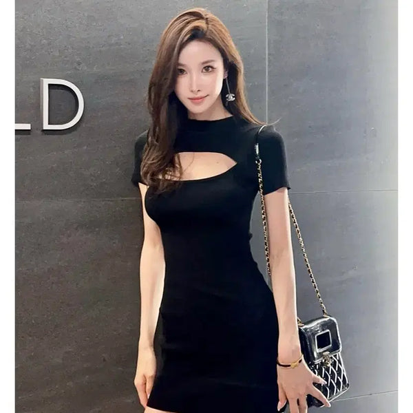 [BUNJANG] Ungniel Holly Cut Knit Dress / 엉넬 홀리컷 니트원피스 신상 새상품