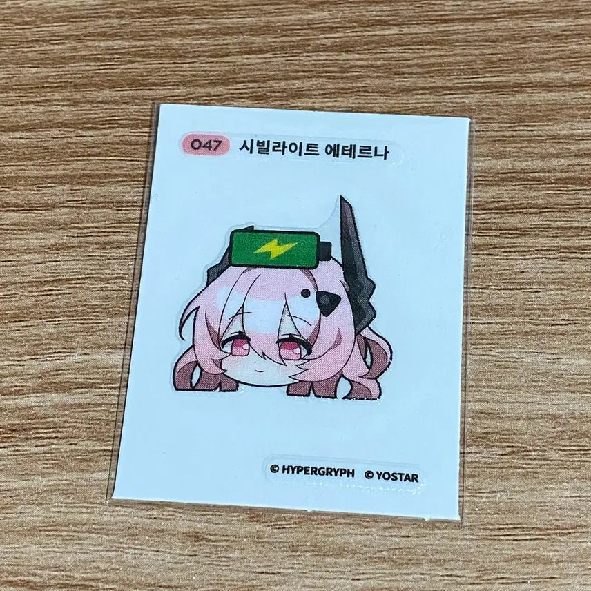 [BUNJANG] Arknights Teresia (Civilight Aeterna) Sticker / [명일방주] 테레시아 (시빌라이트 에테르나) 띠부띠부씰 / GS25 콜라보 명일방주