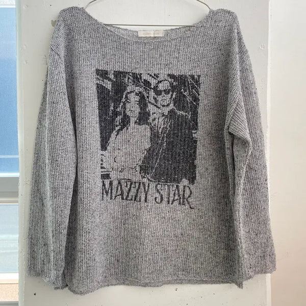 [BUNJANG] Magenta Studio Women's Long Sleeve Printed Knit / (Free) 마젠타스튜디오 여성 긴팔 프린팅 니트