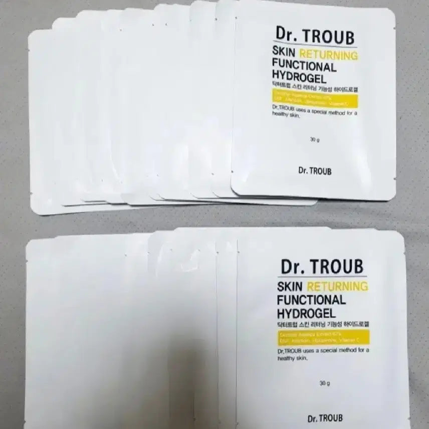[BUNJANG] Sidmool Dr.Troub Hydrogel Mask Pack (21 Sheets) / 시드물 닥터트럽 하이드로겔 마스크팩 21장