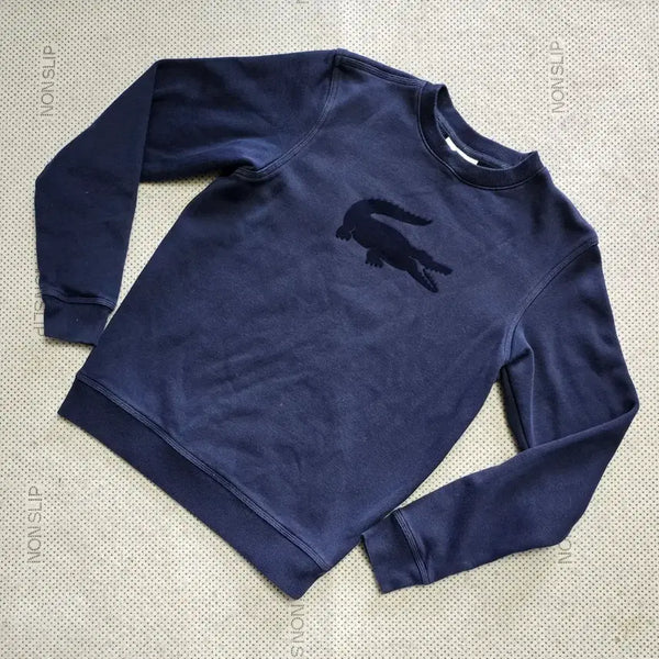 [BUNJANG] Lacoste Sweatshirt Navy / 라코스테 맨투맨 네이비