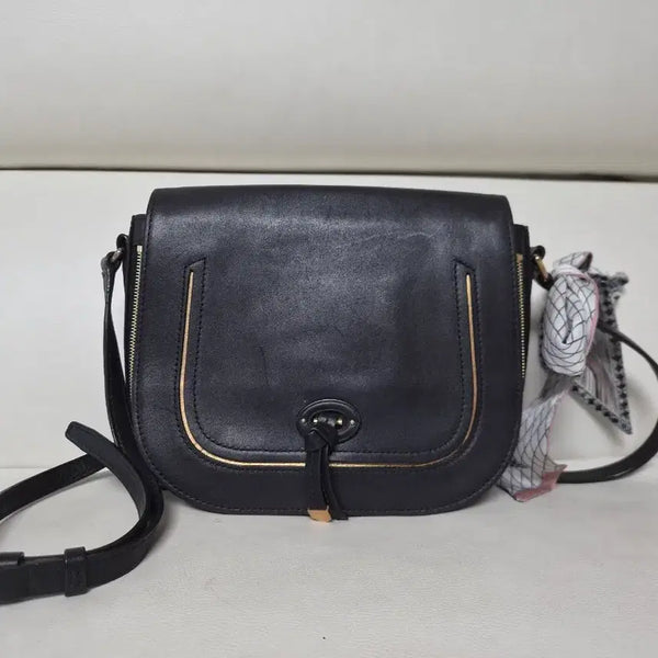 [BUNJANG] Beanpole Black Crossbody Bag / 빈폴 블랙 크로스백