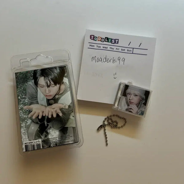 [BUNJANG] NCT WISH Sumini Jaehee Sakurara Card Keychain / 엔시티위시 스미니 재희 카드 사쿠야 키링