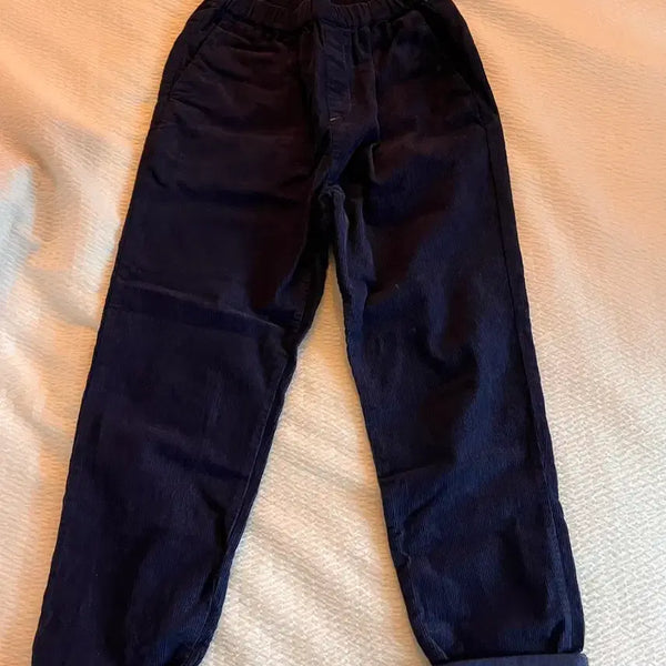 [BUNJANG] Re:Muji Navy Corduroy Pants - Size M / Re:muji 리 무지 네이비 코듀로이 팬츠_M 사이즈