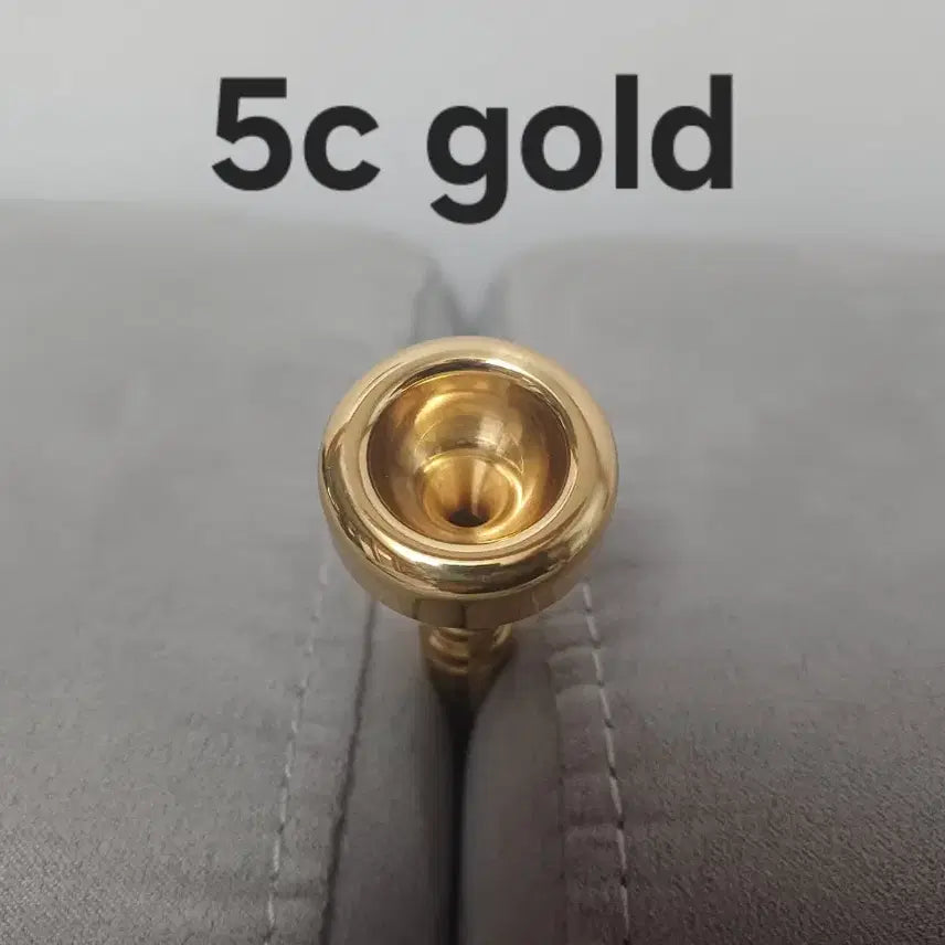 [BUNJANG] Gold 5C Trumpet Mouthpiece - Unused New / 골드 5c  트럼펫 마우스피스 ㅡ미사용 신품
