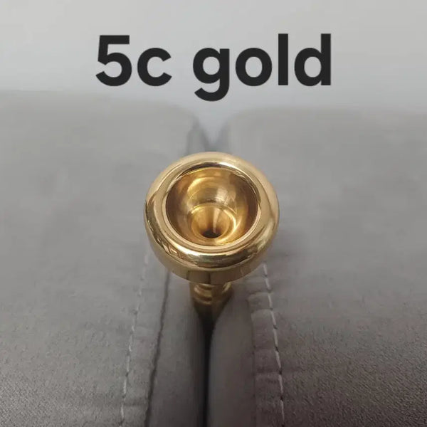 [BUNJANG] Gold 5C Trumpet Mouthpiece - Unused New / 골드 5c  트럼펫 마우스피스 ㅡ미사용 신품
