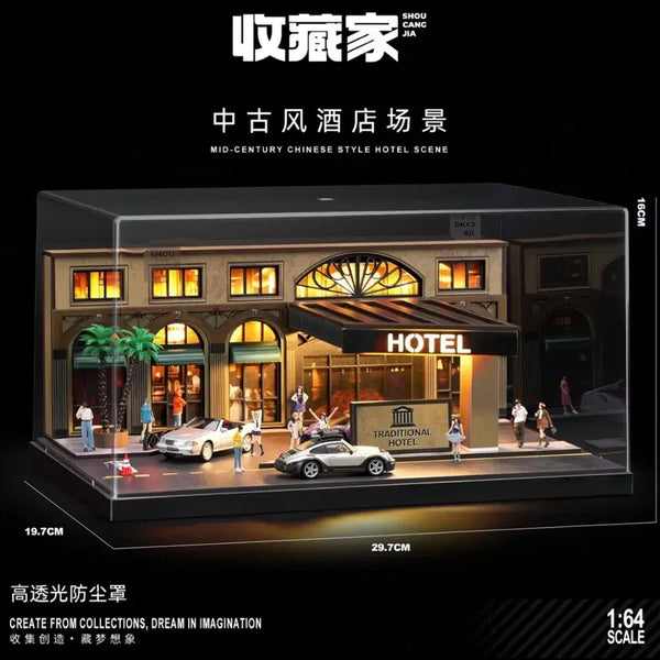 [BUNJANG] 1:64 Scale Medieval Hotel Diorama / 1:64 호텔 디오라마 미니지티 bbr 오토아트