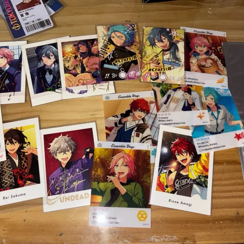 [BUNJANG] Ensemble Stars! 5th Anniversary Collection Clear Card & Live Ticket Bundle Set / (일괄) 앙스타 파샤 파샷츠 5주년 파샤 클리어카드 라이브티켓 라티