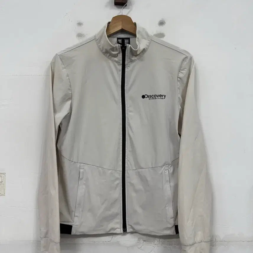 [BUNJANG] Discovery Women's Tricot Zip-Up Jacket Ivory / (95)디스커버리 여자 트리코트 집업자켓