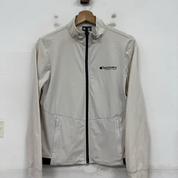 [BUNJANG] Discovery Women's Tricot Zip-Up Jacket Ivory / (95)디스커버리 여자 트리코트 집업자켓