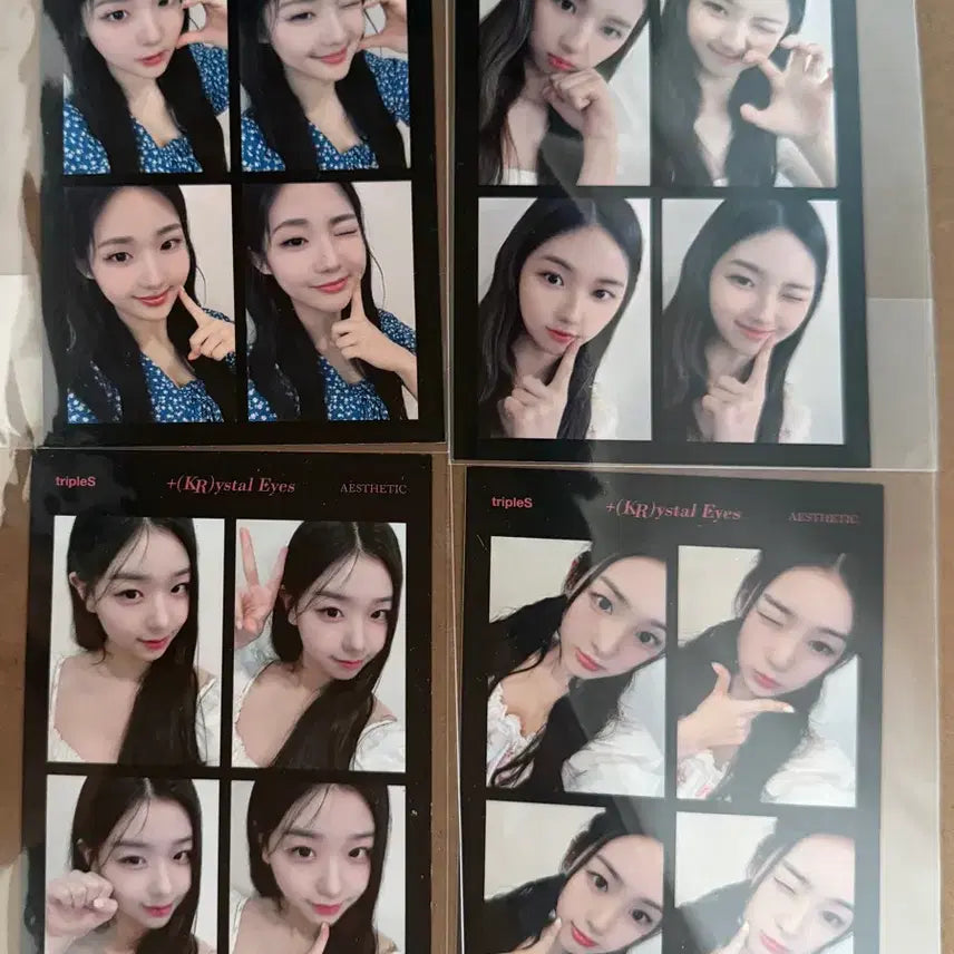 [BUNJANG] TripleS Crystal Eyes Four-Cut Photo Set / 트리플에스 크리스탈아이즈 네컷포토 세트 판매