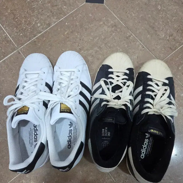 [BUNJANG] Adidas Superstar Size 285 (x2 Pairs) / 아디다스 슈퍼스타 285