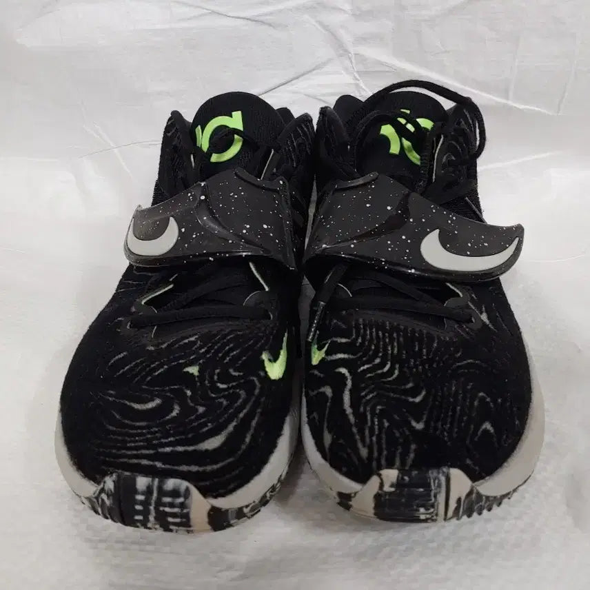 [BUNJANG] Nike KD14 Basketball Shoes (Black/Lime) / 나이키 농구화 KD14 290
